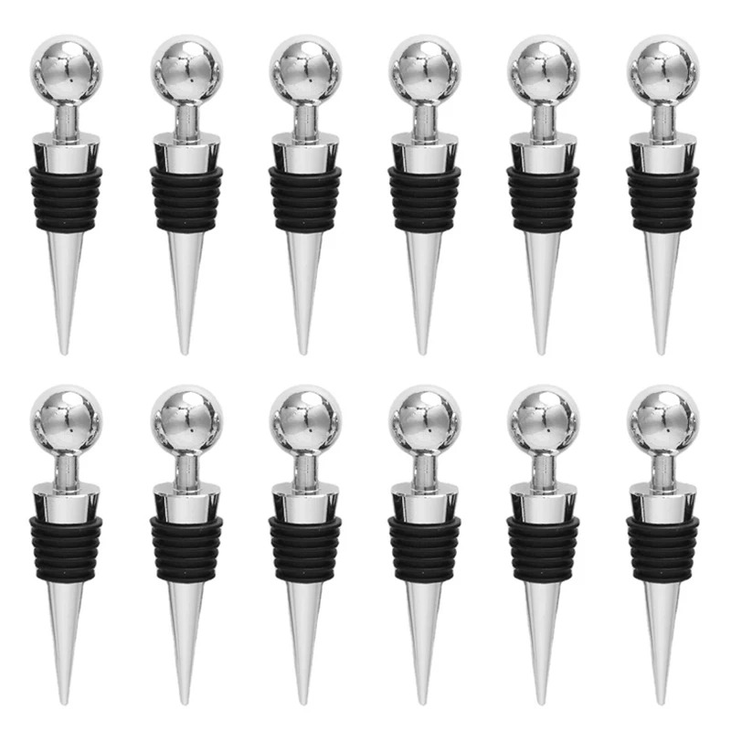 Wine Preservation Pump - 1/5/12pcs ขวดพลาสติกเก็บไวน์ Twist CAP Plug สูญญากาศปิดผนึกขวดหมวกแชมเปญของขวัญบาร์เครื่องมือ