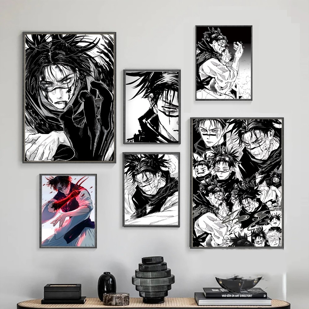 Home Bar And Coffee - โชโซ จูจุสึไคเซ็นอะนิเมะโปสเตอร์โปสเตอร์โปสเตอร์กันน้ำคอฟฟี่เฮาส์ บาร์ ตกแต่งบ้าน