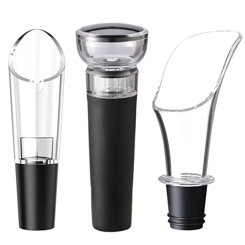 Wine Preservation Pump - ขวดไวน์รั่วซีลปั๊มสูญญากาศ Stopper Pourer Spout Decanter ไวน์