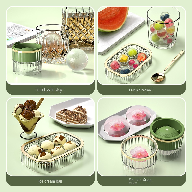 กล่องน้ำแข็งทรงกลมความจุขนาดให - Ice Mold Sphere บทวิจารณ์และราคา