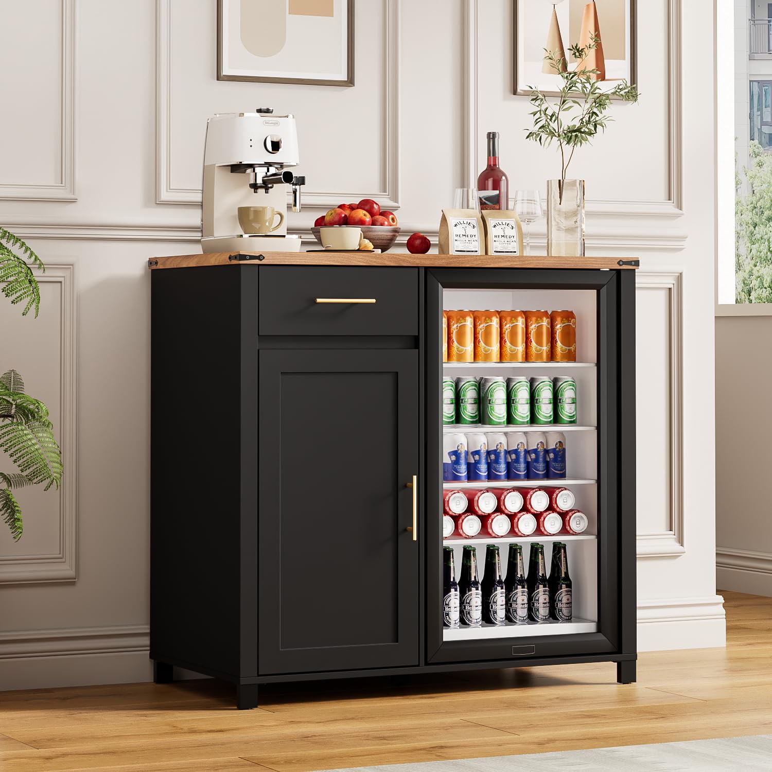 ตู้บาร์กาแฟขนาด 39 นิ้ว พร้อมพ - Home Bar And Fridge บทวิจารณ์และราคา