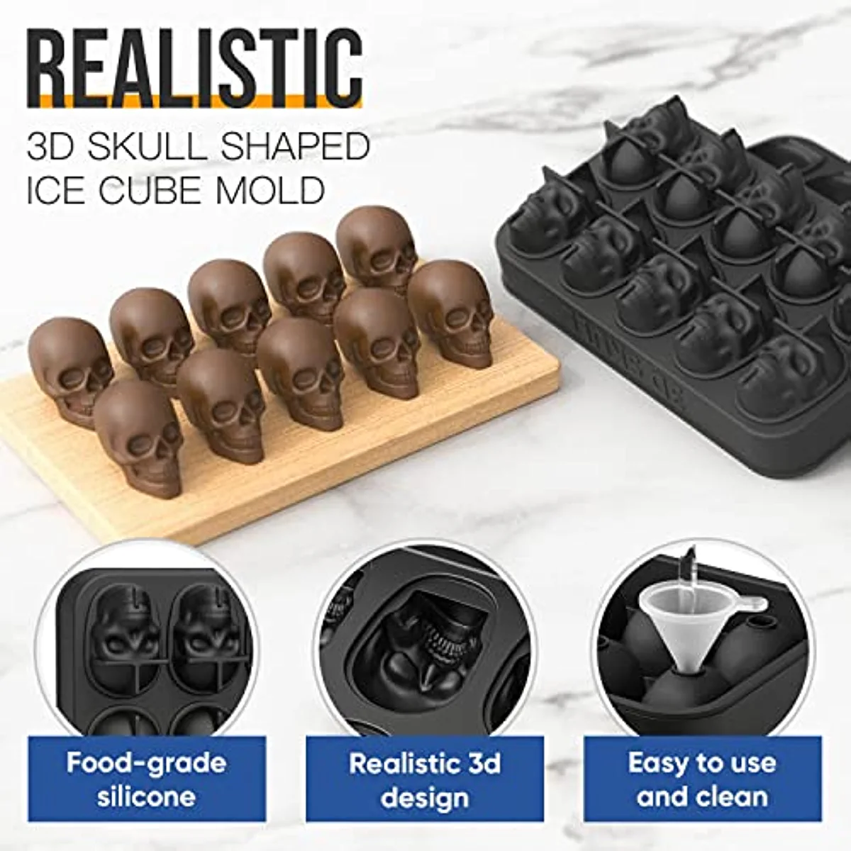 แม่พิมพ์เครื่องทําน้ําแข็งสําห - Ice Mold Sphere บทวิจารณ์และราคา