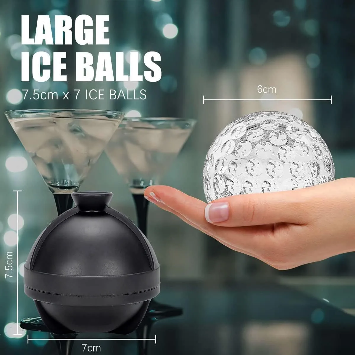 เครื่องทําลูกบอลน้ําแข็งซิลิโค - Ice Mold Sphere บทวิจารณ์และราคา
