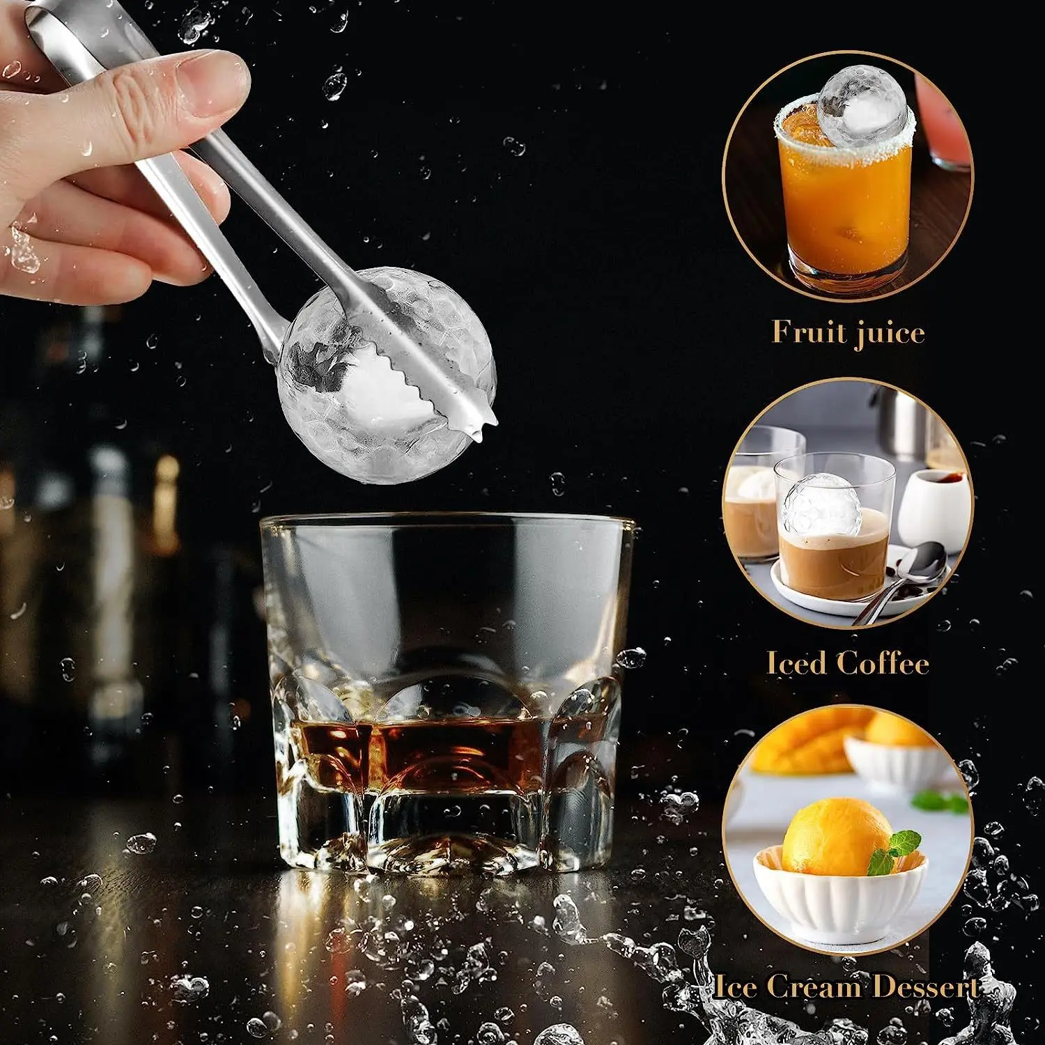 เครื่องทําลูกบอลน้ําแข็งซิลิโค - Ice Mold Sphere บทวิจารณ์และราคา
