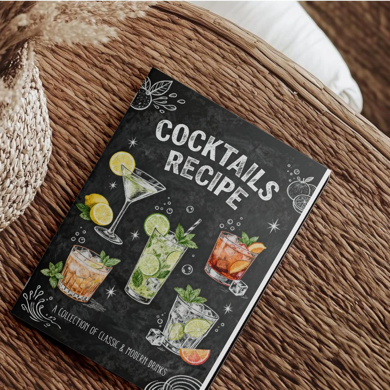 หนังสือสูตรค็อกเทลคลาสสิกและสม - Cocktail Recipe Book บทวิจารณ์และราคา