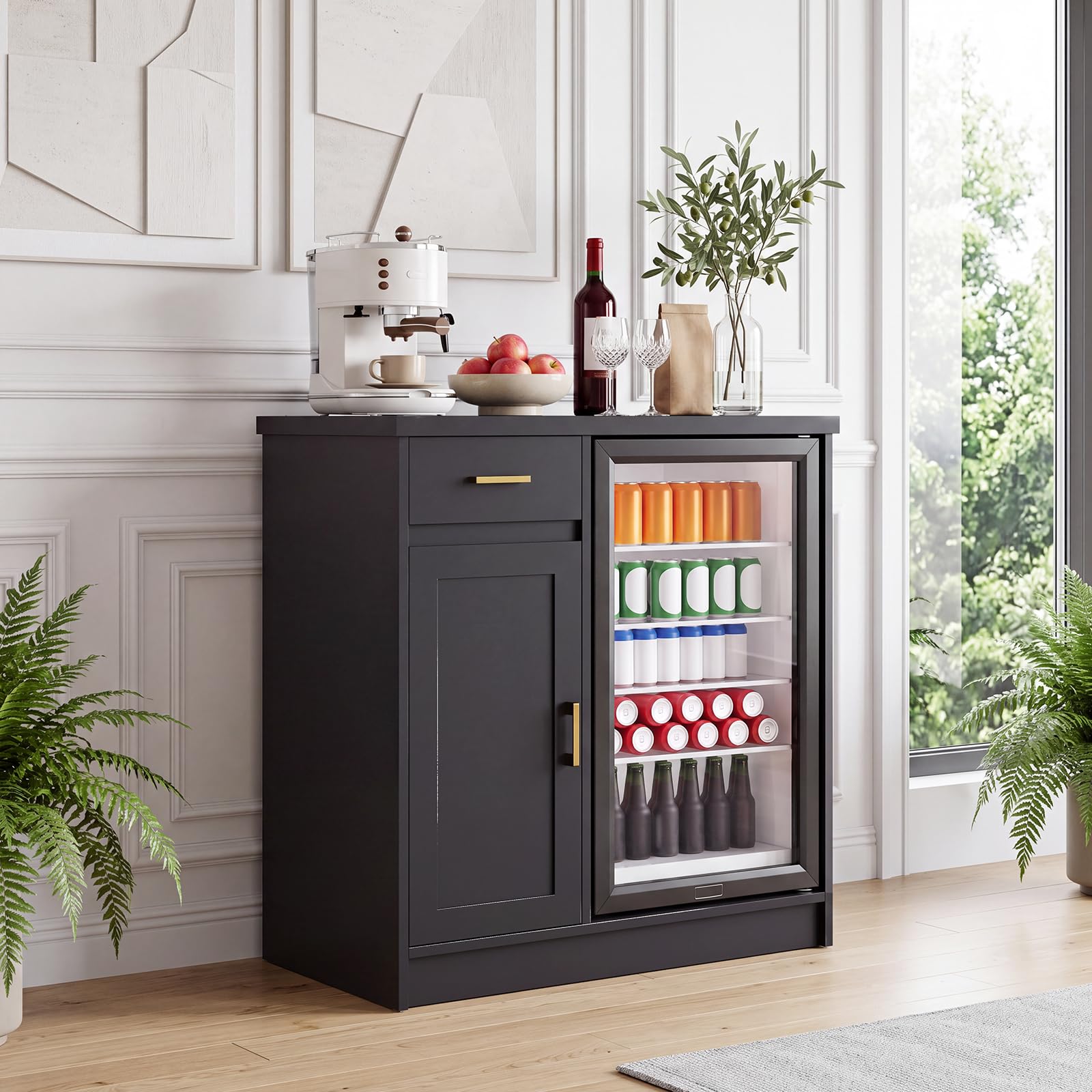 ตู้เก็บไวน์สไตล์ฟาร์มเฮาส์ขนาด - Home Bar And Fridge บทวิจารณ์และราคา