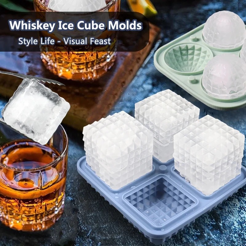 ถาดทำน้ำแข็งซิลิโคนพร้อมฝาปิด  - Ice Mold Sphere บทวิจารณ์และราคา