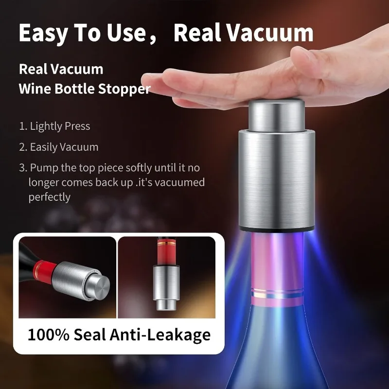 จุกปิดขวดไวน์ จุกปิดขวดไวน์แบบ - Wine Preservation Pump บทวิจารณ์และราคา