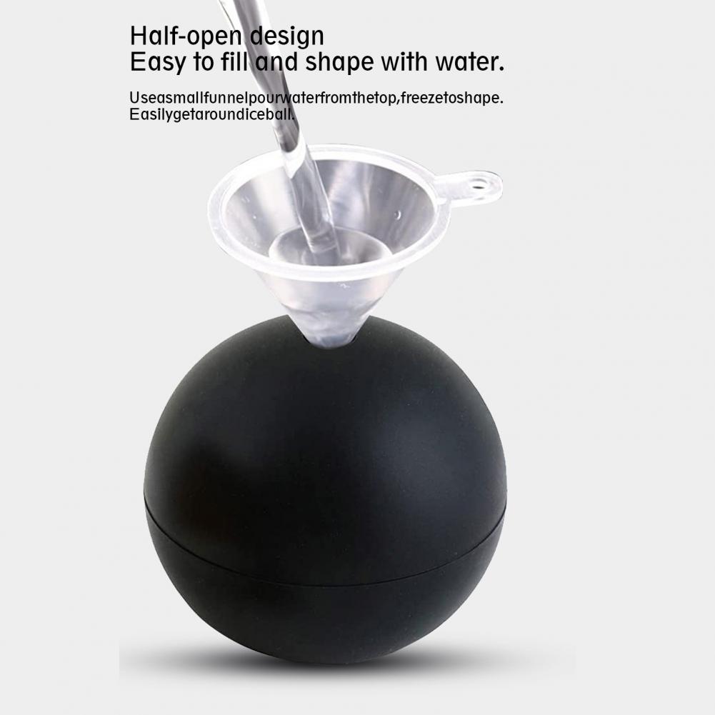 แม่พิมพ์น้ำแข็งซิลิโคนทรงกลมแบ - Ice Mold Sphere บทวิจารณ์และราคา