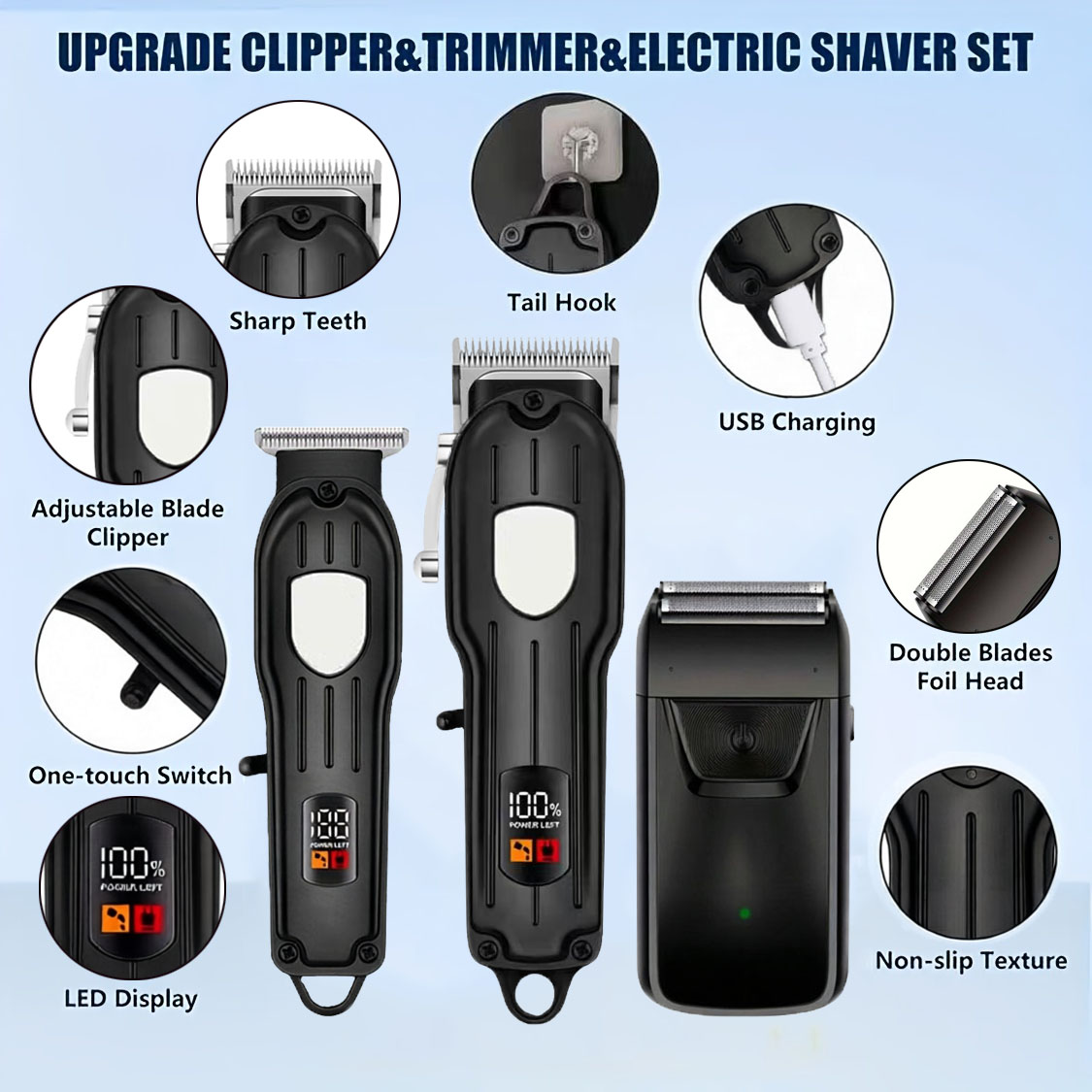 เครื่องตัดผมแบบชาร์จไฟได้สำหรั - Home Barbershop บทวิจารณ์และราคา