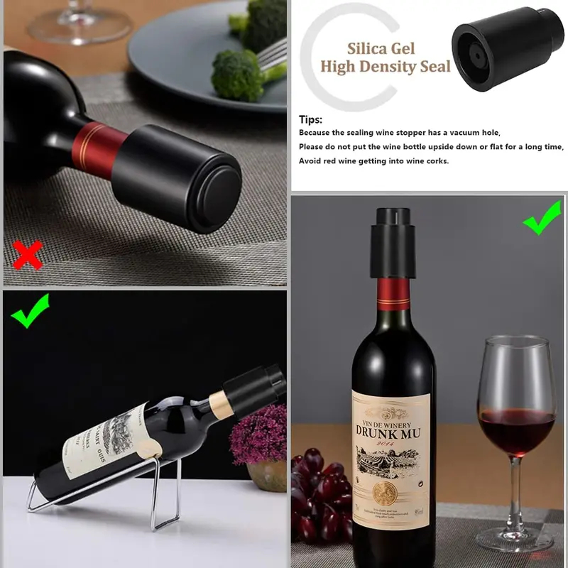 จุกปิดขวดไวน์สุญญากาศ ปิดผนึกอ - Wine Preservation Pump บทวิจารณ์และราคา