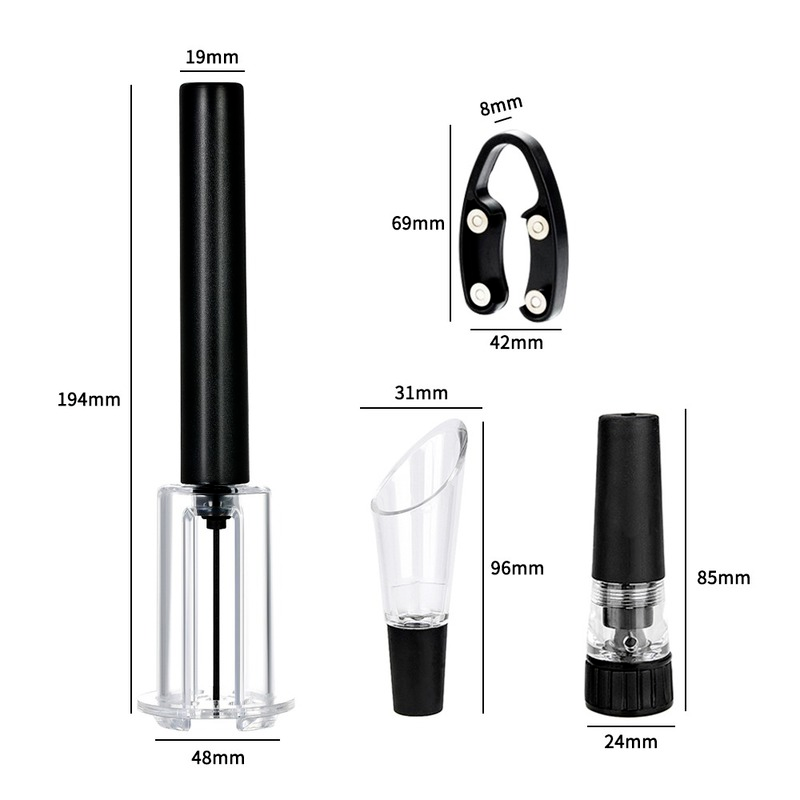 Air ปั๊มที่เปิดขวดไวน์ความดันอ - Wine Preservation Pump บทวิจารณ์และราคา